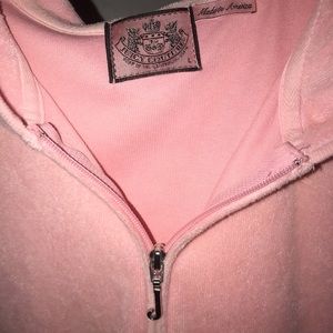 🎀JUICY COUTURE🎀 terry cloth short sleeve zip up